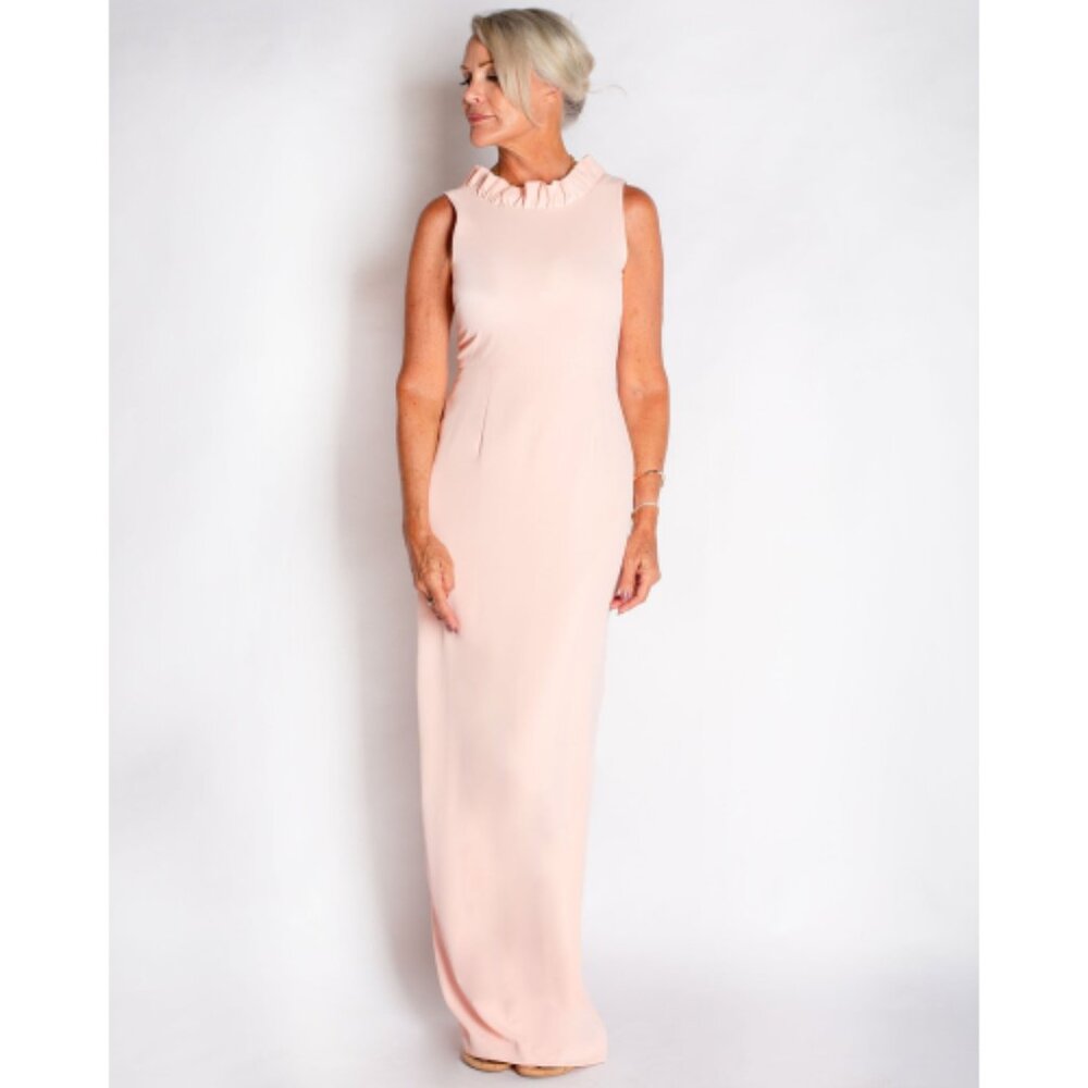 Elegant Pink Maxi Dress